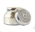 Custom Candle Jar Scented Jar Candle With Metal Lids Folding Box Packaging