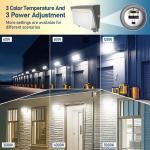 3000K 4000K 5000K LED WallPack Light For Commercial / Industrial Areas