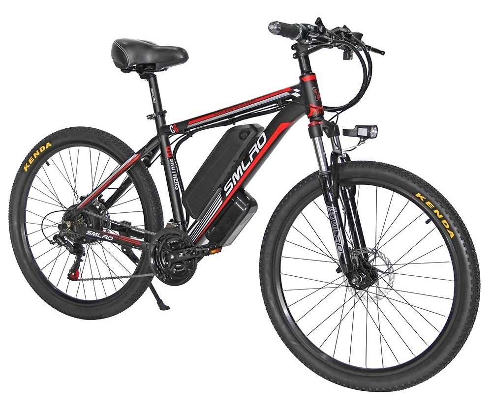 1000 Watt 26 Inch Electric Mountain Bike Brushlessgeared 13AH