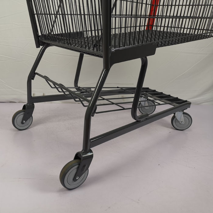 Customizable 125L Grocery Shopping Trolley Q195 Steel Large Shopping Cart