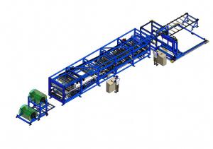 China Steel Wall Sheet Sandwich Panel Forming Machine on sale