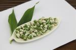Crispy Crunchy Fried Green Peas Snack Garlic Flavor Coated