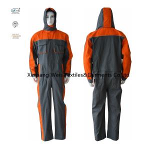 Quality Nfpa 2112 Coveralls Grey Orange Ultra Lightweight wholesale