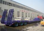 Heavy Equipment 60 Ton 12.00R22.5 Low Bed Semi Trailer