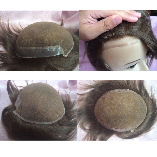 Beautiful Black Color Fashion Water Wave Top Quality Cheap Full Lace Wigs With Baby Hair