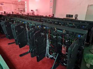 Quality Football 5500cd/sqm P10 Stadium Perimeter LED Display 960*960mm wholesale