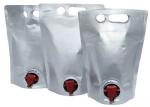 Aluminum Foil Stand Up Pouch With Spout 1l 2l 3l 5l Olive Oil Coffee Wine