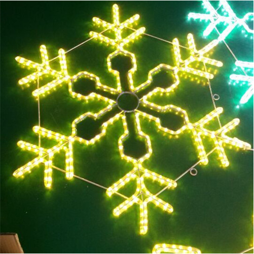 90cm led cool white crystal snowflake