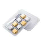 Metal Bar Accessories Stainless Steel Cooling Stones for Chilling Whiskey Wine