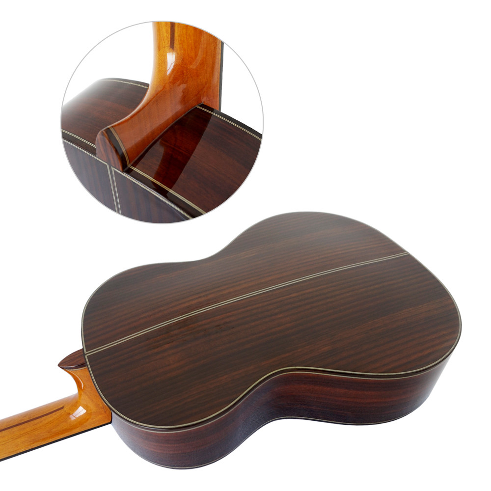 China Grand High Grade Classic Smallman Guitar Master Arch Back Lattice Sound Bracing Classical Guitar