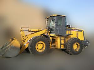 Quality 4 Wheel Drives LW500KL Wheel Loader Earthmoving Machinery Safe Driving Space wholesale