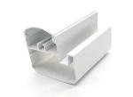 Hollow Granite Aluminum Extrusion Curtain Rail Wall Profile For Curtain Glass