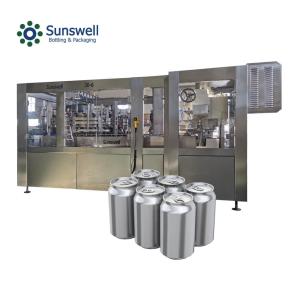 Quality Automatic Aluminum Can Carbonated Drink Filling Seaming Machine High Speed wholesale