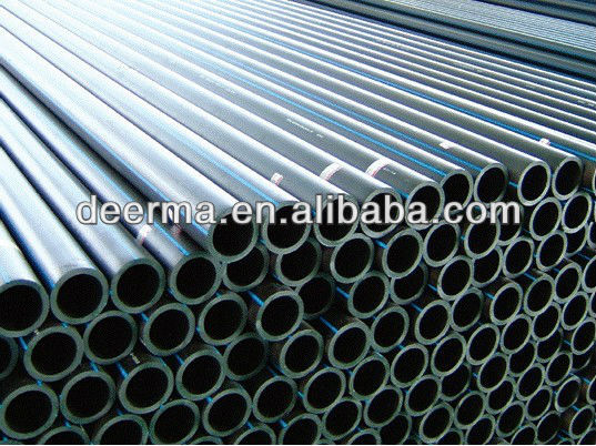250mm PE Pipe Extrusion Line 15kw Water Pipe Production Line 55Rpm Screw Speed