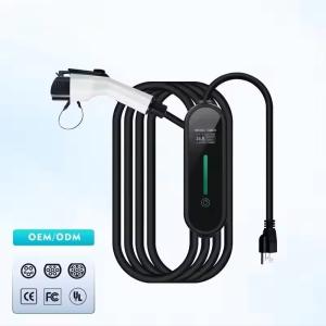 Quality Home Mobile Type 2 Electric Car Home Charger 32A 7Kw With 5m Cable Optional wholesale