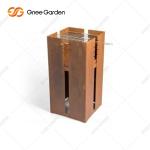 Metal Wood Burning Open Fire Pit Barbecue Grill For Garden Outdoor Cooking