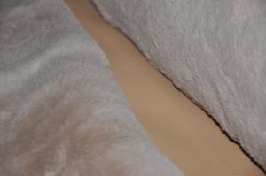 Quality Brush Pattern Rabbit Hair Coating Woven Fabric Solid Pu 700gsm Fur wholesale