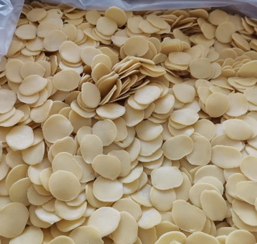 Uncooked Dried Red Pellet Potato Chips CRISPY PAOSI Mixed Puffed Embryo Material