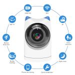 Glomarket Tuya Smart Security Home Mini Wifi Indoor Camera Home Baby Care