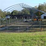 Tropical Ventilation System Sawtooth Single Span Greenhouse For Vegetables