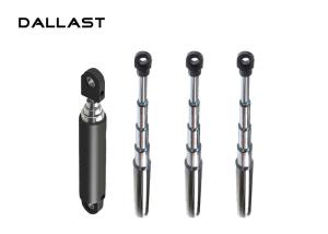 Quality Chromed Single Acting Hydraulic Cylinder With Piston Rod Agricultural Trailer wholesale