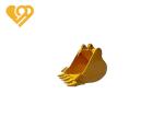 320 Excavator Bucket Wear-Resistant Yellow Attachment Heavy Equipment Spare