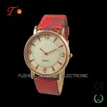Tourist style women fashion hand watch with colorful nylon watch straps