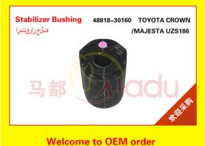Quality TOYOTA CROWN GRS182 black colour Rear stabilizer bushing OEM48818-30160 wholesale
