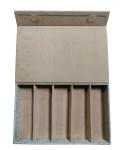 Linen Multi Glasses Case box Eyewear Display Trays Sunglasses Storage Box