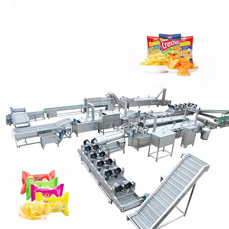 TCA CE Certified Industrial Crisps Making Machine 3500KG High Productivity