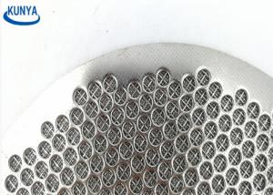 Quality 100 Micron 8mm Perforated Metal Welding Mesh Cloth 400mm Round Metal Discs wholesale
