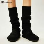 Women Luxury Cashmere Leg Warmers Soft And Thermal Winter Knitted Leg Warmer