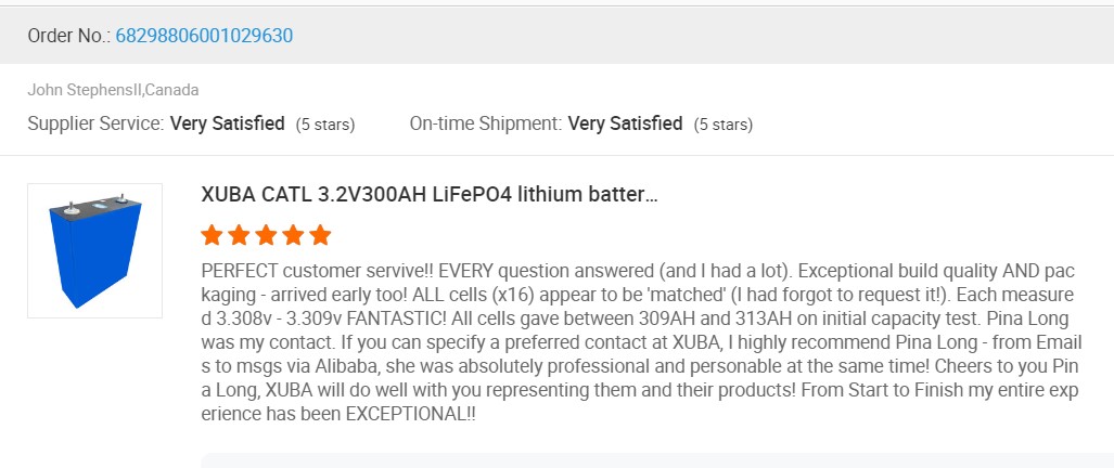 EV ESS Lifepo4 Prismatic Battery 280ah 3.2v Catl LFP Cells