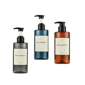 Quality 300ml Shampoo And Shower Gel Bottles Hot Stamping Plastic Material wholesale