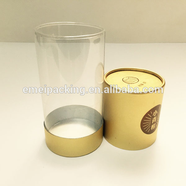 Cosmetic Recyclable 90mm Diameter Clear PVC Tube Packaging