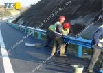 Traffic Thrie Metal Beam Crash Barrier Stainless Steel Weather Resistance