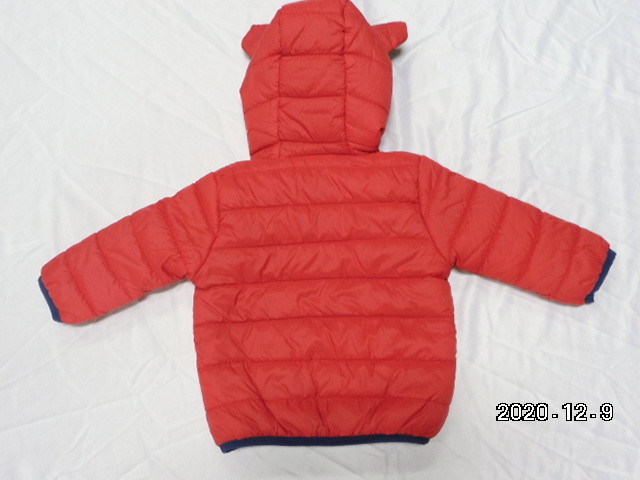 Size 104 110 116 122 Kids Zipper Jacket Kids Sports Waterproof Jacket Customzied Brand