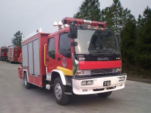 Quality ISUZU 240HP Emergency Rescue Fire Truck 6 Wheeled Large Capacity wholesale