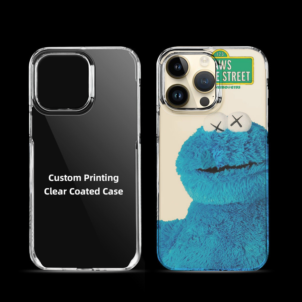 Transparent Shockproof Blank 3D Sublimation PC Coated Phone Case For IPhone 14 15 16