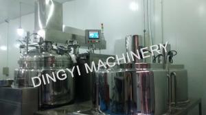 Quality ZRJ-350L Cream Vacuum Emulsifying Machine , Emulsification Equipment Elliptical Head wholesale
