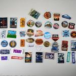 Vinyl Die Cut PVC Custom Stickers Printing Adhesive Waterproof Logo Transparent