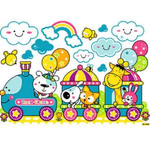 Quality Environmental-Friendly Cute Childrens Wall Stickers 4390 wholesale