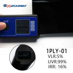 Carbon Window Tint Dyed Film 1.2mil 1.5mil 3 Years Warranty No Color Fade