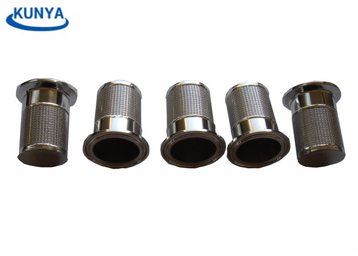 12mm Round Perforated Metal Mesh Cylinder 1um Glass Fiber Wire Mesh Tube