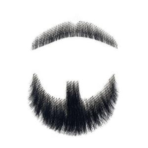 Quality Full hand-woven fake beards, seamless men's fake mustaches, human hair-like fake eyebrows, and sideburns for film and television props wholesale