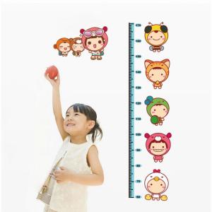 Quality Non-Toxic Kids Height Stickers Home Decoration Childrens Wall Stickers DLX605 wholesale