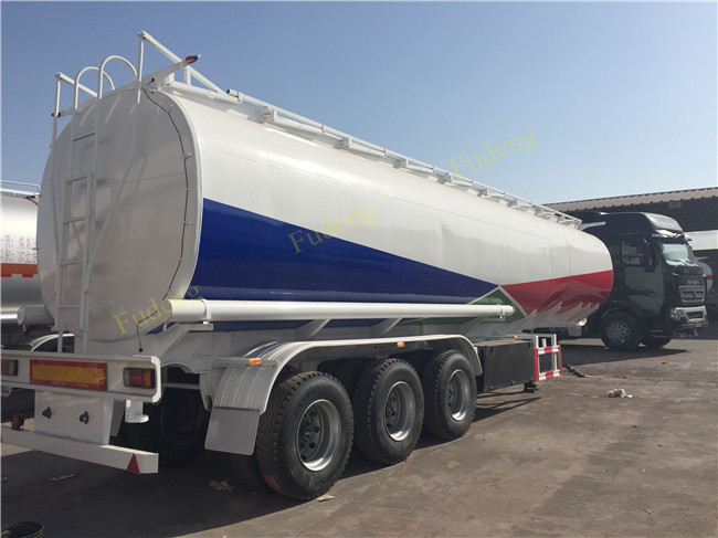 36000 L double tire fuel tank truck trailer for sale BPW brand axle