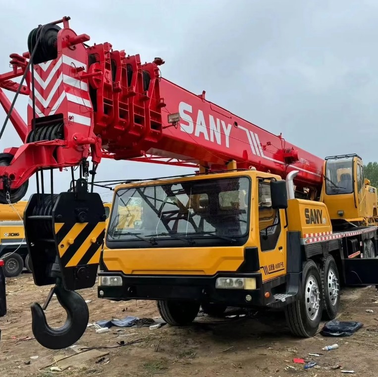 2021 Sany 80Ton STC800C7 Truck Crane 7-Section Arm Construction Lifting Equipment with Core Engine Used