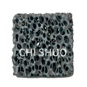 Quality 0.01mm Metal Filtration Sicilian Ceramic Foam Filter 30mm Customized Grey wholesale