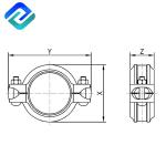350Psi Stainless Steel Pipe Coupling Plumbing Fittings DN25 Dn10 450psi